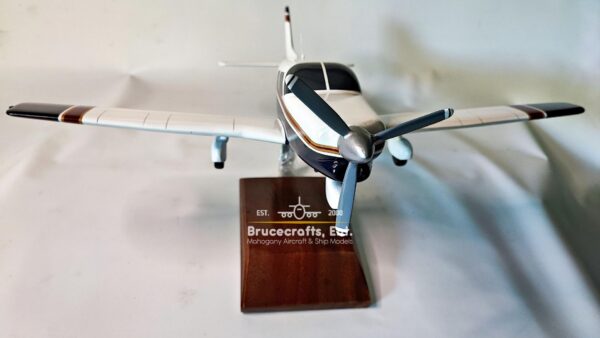 Model of Piper Saratoga II Aircraft with detailed craftsmanship.